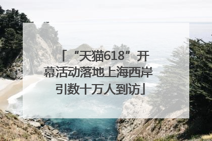 “天猫618”开幕活动落地上海西岸 引数十万人到访