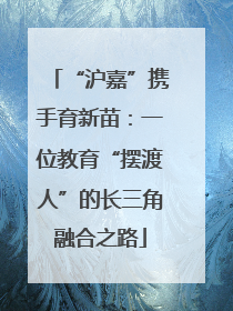 “沪嘉”携手育新苗：一位教育“摆渡人”的长三角融合之路