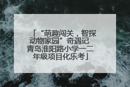 “萌趣闯关，智探动物家园”奇遇记 青岛淮阳路小学一二年级项目化乐考