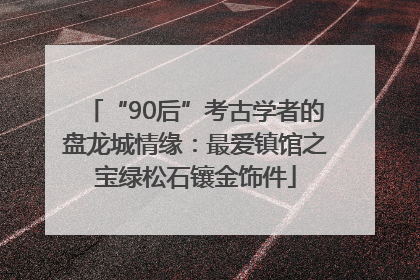 “90后”考古学者的盘龙城情缘：最爱镇馆之宝绿松石镶金饰件