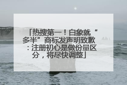 热搜第一！白象就“多半”商标发声明致歉：注册初心是做份量区分，将尽快调整