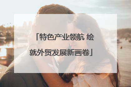 特色产业领航 绘就外贸发展新画卷