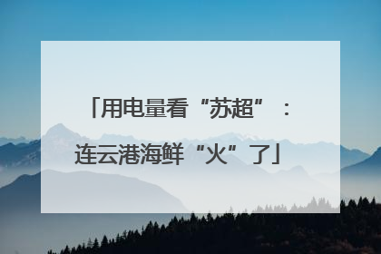 用电量看“苏超”：连云港海鲜“火”了