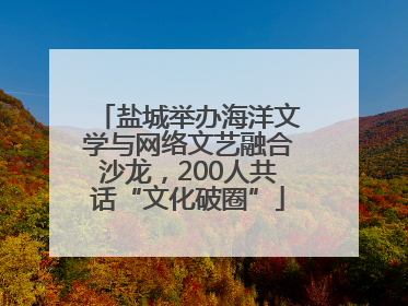 盐城举办海洋文学与网络文艺融合沙龙，200人共话“文化破圈”