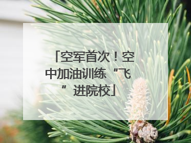 空军首次！空中加油训练“飞”进院校