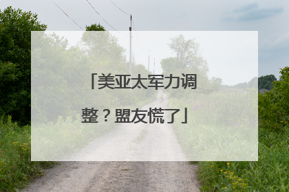 美亚太军力调整？盟友慌了