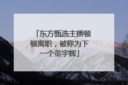 东方甄选主播顿顿离职，被称为下一个董宇辉