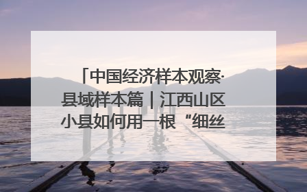 中国经济样本观察·县域样本篇｜江西山区小县如何用一根“细丝”拉出百亿级产业？