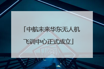 中航未来华东无人机飞训中心正式成立