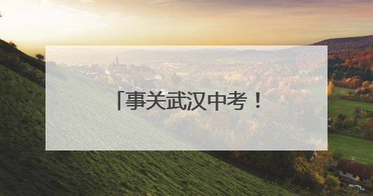 事关武汉中考！武汉招办提醒