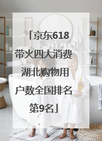 京东618带火四大消费 湖北购物用户数全国排名第9名