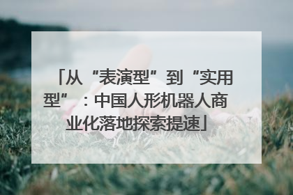 从“表演型”到“实用型”：中国人形机器人商业化落地探索提速