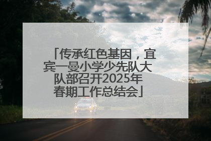 传承红色基因，宜宾一曼小学少先队大队部召开2025年春期工作总结会
