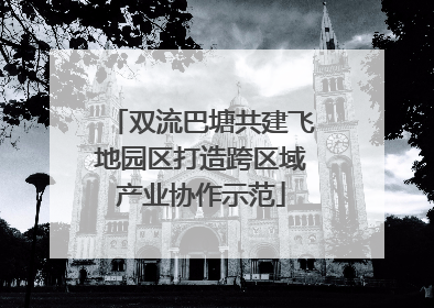 双流巴塘共建飞地园区打造跨区域产业协作示范