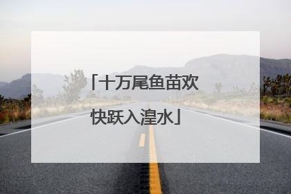 十万尾鱼苗欢快跃入湟水