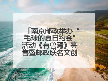 南京邮政举办“毛球的夏日约会”活动《有兽焉》签售暨邮政联名文创首发火爆