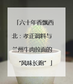 六十年香飘西北：孝正调料与兰州牛肉拉面的“风味长跑”
