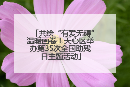 共绘“有爱无碍”温暖画卷！天心区举办第35次全国助残日主题活动