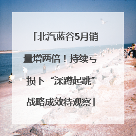 北汽蓝谷5月销量增两倍！持续亏损下“深蹲起跳”战略成效待观察