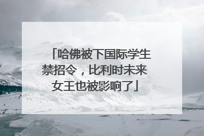 哈佛被下国际学生禁招令，比利时未来女王也被影响了