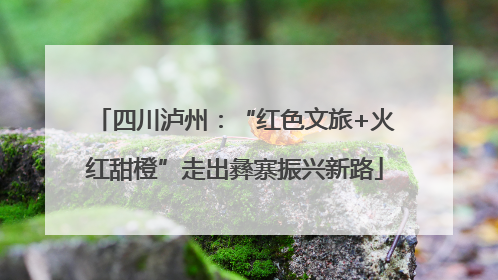 四川泸州：“红色文旅+火红甜橙”走出彝寨振兴新路