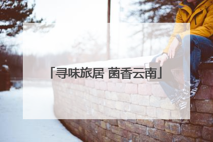 寻味旅居 菌香云南