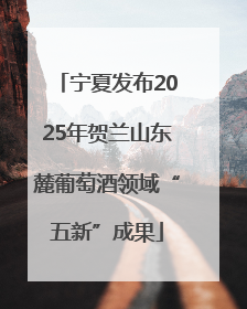 宁夏发布2025年贺兰山东麓葡萄酒领域“五新”成果