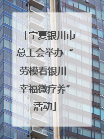 宁夏银川市总工会举办“劳模看银川 幸福微疗养”活动