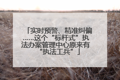 实时预警、精准纠偏……这个“标杆式”执法办案管理中心原来有“执法工兵”