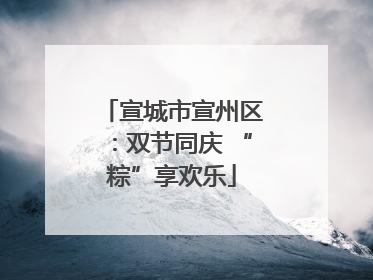 宣城市宣州区：双节同庆 “粽”享欢乐