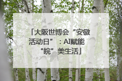 大阪世博会“安徽活动日”：AI赋能“皖”美生活
