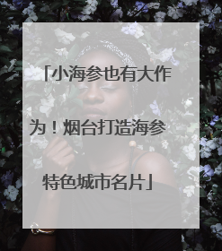 小海参也有大作为！烟台打造海参特色城市名片