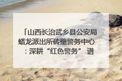 山西长治武乡县公安局蟠龙派出所砖壁警务中心：深耕“红色警务” 谱写“平安答卷”