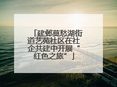 建邺莫愁湖街道艺苑社区在社企共建中开展“红色之旅”