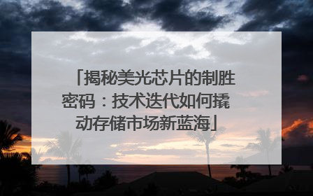 揭秘美光芯片的制胜密码：技术迭代如何撬动存储市场新蓝海