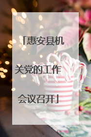 惠安县机关党的工作会议召开