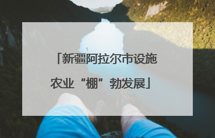 新疆阿拉尔市设施农业“棚”勃发展