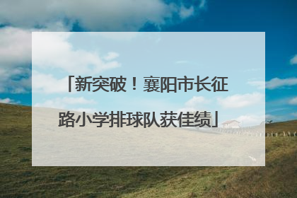 新突破！襄阳市长征路小学排球队获佳绩