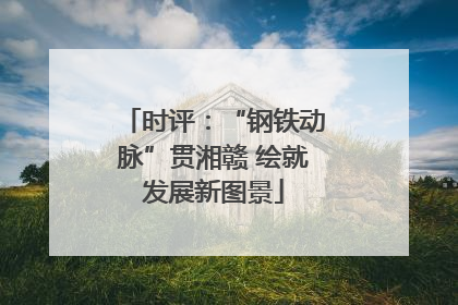 时评：“钢铁动脉”贯湘赣 绘就发展新图景