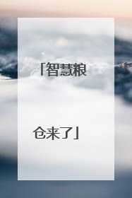 智慧粮仓来了