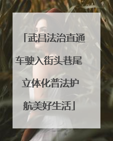 武昌法治直通车驶入街头巷尾 立体化普法护航美好生活