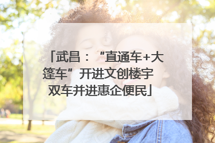 武昌：“直通车+大篷车”开进文创楼宇 双车并进惠企便民