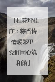 桂花坪桂庄：粽香传情暖邻里 党群同心筑和谐