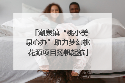 潮泉镇“桃小美·泉心办”助力梦幻桃花源项目扬帆起航