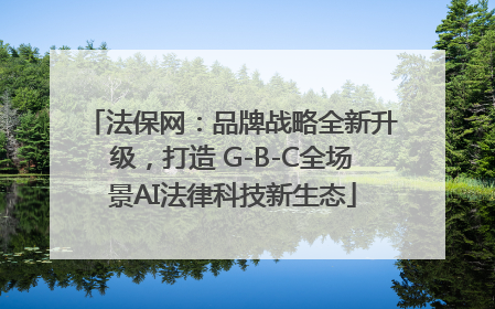 法保网：品牌战略全新升级，打造 G-B-C全场景AI法律科技新生态