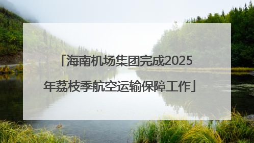 海南机场集团完成2025年荔枝季航空运输保障工作