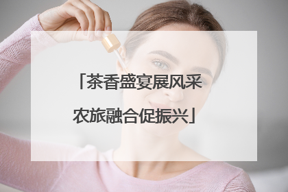 茶香盛宴展风采 农旅融合促振兴