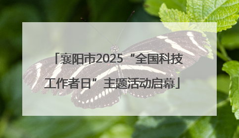 襄阳市2025“全国科技工作者日”主题活动启幕