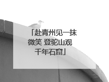 赴青州见一抹微笑 登驼山观千年石窟
