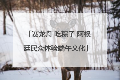 赛龙舟 吃粽子 阿根廷民众体验端午文化